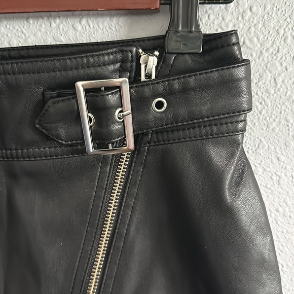 Urban Outfitters vegan leather mini skirt. Size small. - Picture 3 of 6